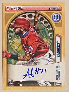 New ListingAnderson Tejada 2021 Topps Gypsy Queen Rookie Auto #GQA-AT Rangers🔥
