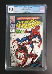 CGC DOUBLE COVER 9.4 9.6 Amazing Spider-Man #361 1st App Carnage 1992