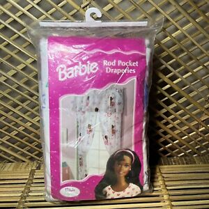 Vintage rod pocket Draperies Barbie Curtains RARE HTF! New in package