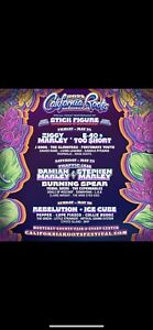 New Listing2 Cali Roots Tickets 3 Day Pass