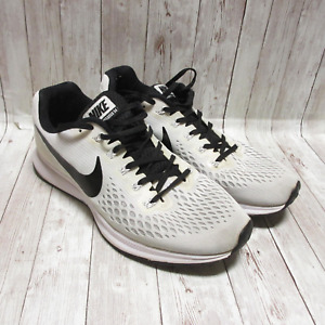 Nike Air Zoom Pegasus 34 Womens 9.5 Sneakers White Black Running Walking