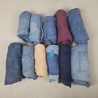 Womens Jeans Lot of 11 Blue Denim We The Free Pistola Lee Old Navy Various Sizes
