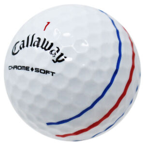 120 Callaway Chrome Soft Triple Track AAAA/Near Mint Recycled Golf Balls