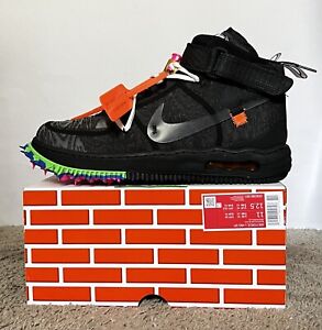 Size 11M- Nike Air Force 1 x Off-White Black 2022 DO6290-001