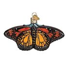 Old World Christmas Monarch Butterfly Bug Glass Tree Ornament 12475 FREE BOX New