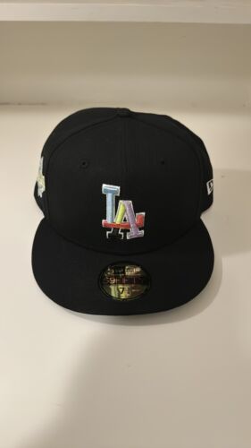 New Era 59fifty Fitted Hat Size 7 3/4 Black