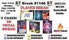 CAM WHITMORE 2023-24 NBA Recon Basketball Hobby 3 CASE 36 BOX Break #1148