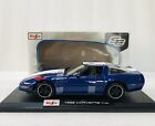 1/18 Maisto 1996 Chevrolet Corvette Coupe Blue Diecast Special Edition