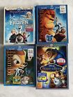 New ListingDisney Blu-Ray Lot: Frozen, Bambi, The Lion King, Beauty & the Beast OOP Rare