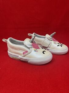 Vans Classic 3D Unicorn Slip On White Blue Shoes Sneakers Girls Toddler Size 6