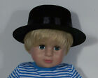 Short Black Lincoln Top Hat Doll Clothes For 18” American Girl & Boy (Debs*)