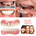 Snap On False Teeth Upper + Lower Dental Veneers Dentures Tooth Cover Set