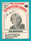 1986 NFL SUPERSTARS #1 JOE MONTANA HOF VINTAGE SF 49ers CREASED HAND CUT *TPHLC