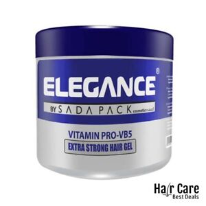 ELEGANCE Strong Hold Hair Styling Gel - Vitamins Protection Hair Gel - 250ml