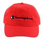 Champion Men's Ameritage Dad Adjustable Curved Bill Hat Medium Red