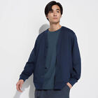 NWT Uniqlo Japan EXCL. Airism V-neck Cardigan Unisex M  (US S) Navy T-Shirt