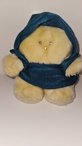 Vintage Chubbles Plush Green Teal Cloak  1980s Toy Animal Fair Tested And Works