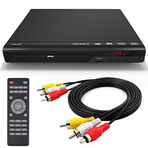 DVD CD Multimedia Player RCA Output USB Port Region Free Remote Control H6H9