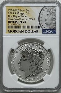 2023 Morgan Reverse Proof NGC Reverse PF70 First Day of Issue FDOI
