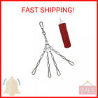 Stainless Steel Swivel Chain with Snap Hooks for Heavy Bag, Gym Swing, Trapeze,