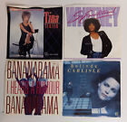 45rpm Record Lot of 4: Tina Turner-Whitney Houston-Bananrana-Belinda Carlisle