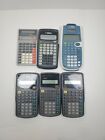 Lot of 6 Texas Instruments TI-30XA  TI-30 TI30XS Calculators
