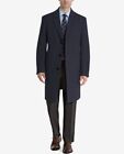 $495 Lauren Ralph Lauren Men's Navy  Wool/Cashmere Italian Fabric Overcoat 36S