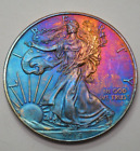 2014 American Silver Eagle $1 Dollar 1 Oz 999 Silver Coin Bullion, Toned, N R$