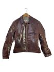 Aero leather 38 Size Horse Hide Leather Jacket Brown Motorcycle Jacket from JPN