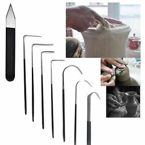 8 Styles Ceramic Tools Carving Shaping Knives Trimming Clay Sculpture Modeling