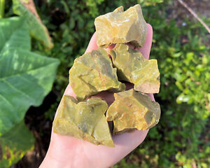 LARGE Rough Green Opal Natural Crystals, 2 - 3
