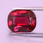 4.19cts Intense Rich Purple Red Spinel From Tanzania .Unheated Precision Cut Gem