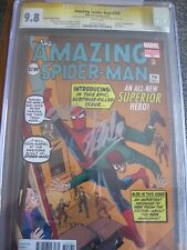 Amazing Spiderman #700 CGC 9.8 SS signed by Stan Lee and Humberto Ramos