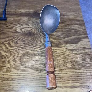 Vintage Bonny Paddle Ice Cream Scoop Dipper, Aluminum/wood handle made in USA