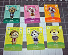 Animal Crossing Nintendo Amiibo Cards Series 1-5 DOG Villagers Lot #3