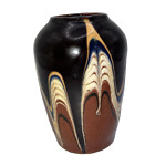 New ListingVintage Bulgaria Pottery Drip Glazed Vase Handmade 2.5” Miniature Vase Browns