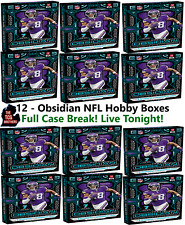 New England Patriots Break #488 x12 2023 OBSIDIAN Football HOBBY BOX Full Case