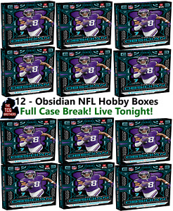 Cincinnati Bengals Break #488 x12 2023 OBSIDIAN Football HOBBY BOX Full Case