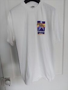 Vintage NWOT 1991 STAR TREK 25th Anniversary Marathon T Shirt White Sz XL Promo