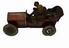 German Tin Toy  Hess Roller Flirt Race Car Antique Litho RARE