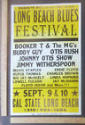 Booker T MGs Buddy Guy Otis Rush Long Beach Blues Festival Concert Poster 1995