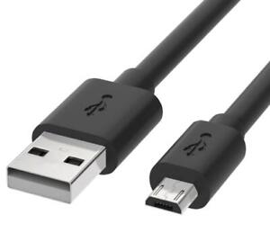 Micro USB Fast Charge Cable 3 Feet For Samsung Galaxy J3 J7 Black
