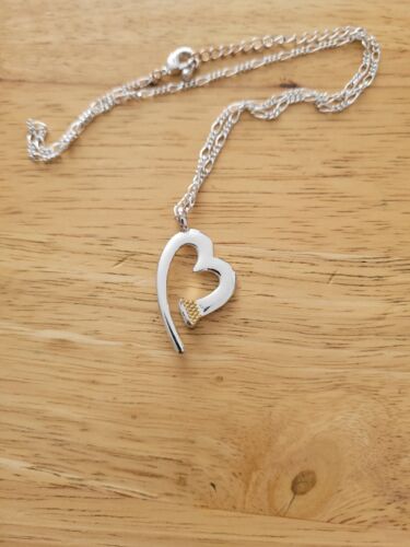 Montana Silversmith horseshoe nail heart necklace