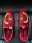 Alberto Fellini Sparko 37 Mens Loafers Dress Shoes Burgundy Mens Size 12
