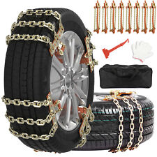 8 Steel Tire Snow Chains for Chevrolet Car SUV Pickup Wheel Heavy Duty Anti-Skid