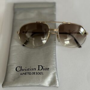 Authentic Vintage: CHRISTIAN DIOR  MONSIEUR CARAVAN GOLD FRAME Sunglasses (NEW)