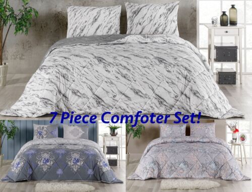 Reversible Cotton Comforter Set with Sheet Set!