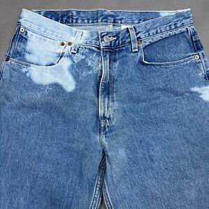Vintage Levis 579 Baggy Jeans Mens 32x34 Blue Streetwear Bleach Sun Faded Skater