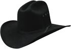 Western Express All Black Faux Felt Cowboy Hat with Band 7 3/4,