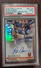 PETER PETE ALONSO 2019 TOPPS CHROME  ROOKIE REFRACTOR AUTO PSA 9 MINT RC #/499
